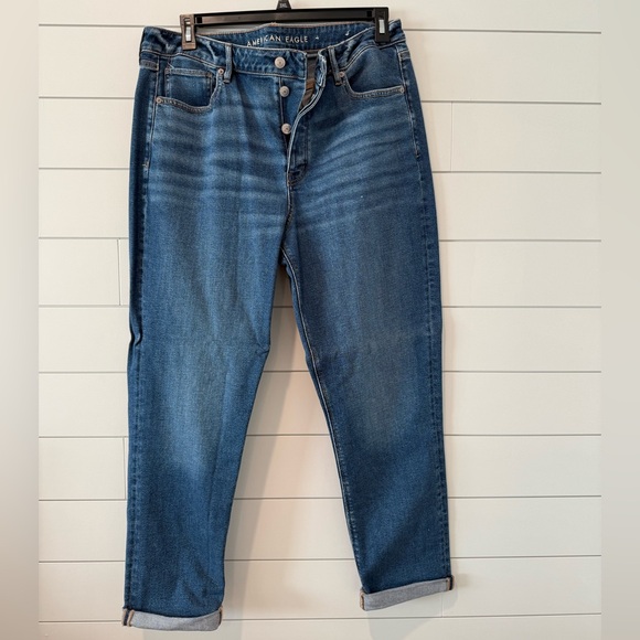 American Eagle Outfitters Denim - American Eagle Outfitters Blue Boyfriend Jeans Relaxed Fit